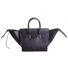 Celines Tie Bag Original Leather Black