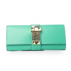 Hermes Medor Clutch světle zelená