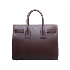 Yves Saint Laurent Sac Du Jour Tote v originálním koženém víně