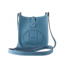 Hermes Evelyne Bag PM Blue