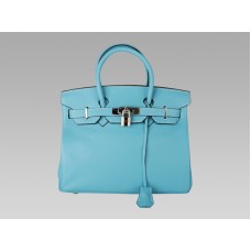 Hermes Birkin 30cm Togo kůže Bleu Thalassa