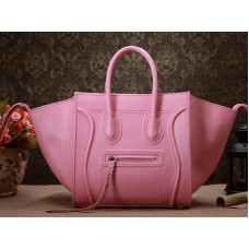 Celibag Phantom Square Tote Bag Epsom Leather Pink