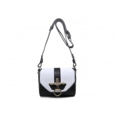 Givenchy Obsidian Malá crossbody kabelka bílá černá