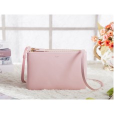 Celine Mini Trio Crossbody kabelka přes rameno světle růžová