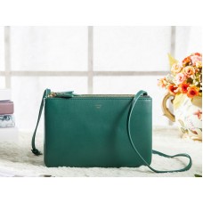 Celine Mini Trio Crossbody Messenger kabelka olivová