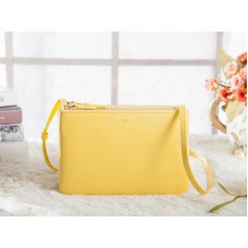 Celine Mini Trio crossbody kabelka přes rameno žlutá