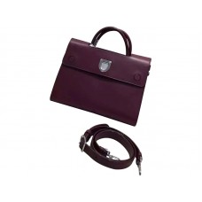 Taška Dior Diorever Noisette Prestige Calfskin Burgundy