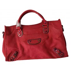 Balenciaga Classic Metallic Edge Irides City Bag Red