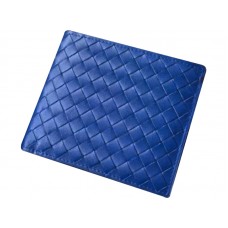 Bottega Veneta Bi-Fold Peněženka Intrecciato Vn Electric Blue