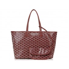 Goyard Saint Louis Tote Mm Burgundsko