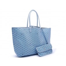 Goyard Saint Louis Tote Mm světle modrá