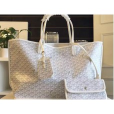 Goyard Anjou Reversibilní Tote Mm White