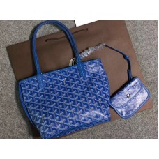 Goyard Anjou oboustranná kabelka Mini modrá