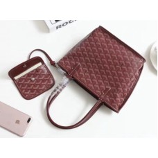 Goyard Anjou oboustranná taška Mini Burgundsko