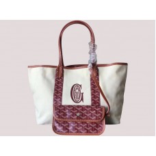 Goyard Anjou oboustranná plátěná taška Mm Mauve H-gotogg3456s4