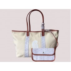 Oboustranná plátěná taška Goyard Anjou Mm Bílá H-gotogg3456s7