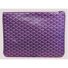 Goyard Chevron Senate Pochette Gm Mauve sar0201495