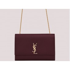Velká kabelka Saint Laurent Ysl Kate Chain Bag - fialová H-yslshsg073330md3