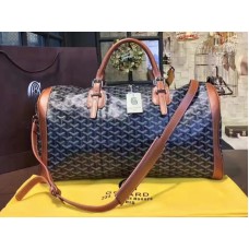 Goyard Goyardine Croisiere 35 černá s hnědým koženým lemem 2308