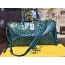 Goyard Goyardine Croisiere 35 zelená se zeleným koženým lemem 2308-3