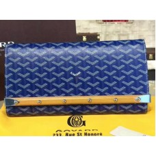 Spojka Goyard Chevron Monte Carlo Bois Modrá