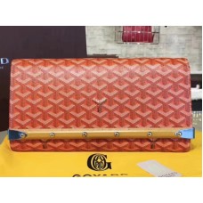 Spojka Goyard Chevron Monte Carlo Bois oranžová