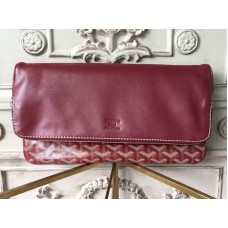 Goyard Goyardine Sainte Marie Soft Clutch Burgundsko
