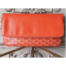 Goyard Goyardine Sainte Marie Soft Clutch Orange
