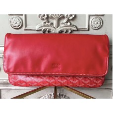 Goyard Goyardine Sainte Marie Soft Clutch Red