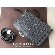 Crossbody peněženka Goyard Goyardine Plumet šedá