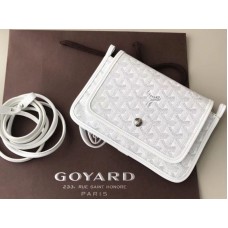 Crossbody peněženka Goyard Goyardine Plumet bílá