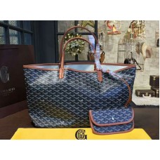 Hodinky Goyard Saint Louis Gm černé s hnědým koženým lemováním