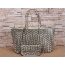 Goyard Goyardine Saint Louis GM světle šedá