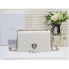 Taška Dior Diorama Lambskin White d05283