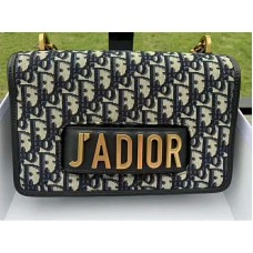 Hodinky Dior J'Adior Flap Canvas Gold Hardware Black d1005030