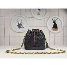 Kabelka Dior Mini Miss Dior z jehněčí kůže, černá