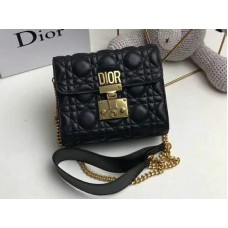 Taška Dior Dioraddict Mini Lambskin Bag Black