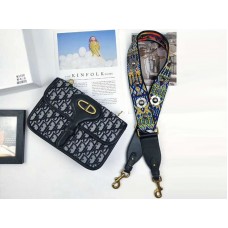 Modrá kabelka přes rameno Dior Dioraddict m5036b