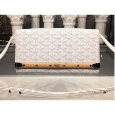 Kabelka Goyard Monte Carlo s páskem, bílá, PM