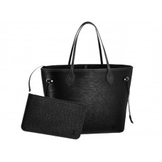 Louis Vuitton Epi Leather Neverfull Mm Černá