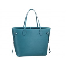 Louis Vuitton Epi Leather Neverfull Mm Modrá