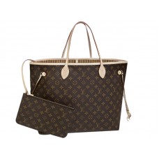 Kabelka Louis Vuitton Monogram Neverfull Gm béžová