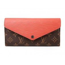 Monogram Louis Vuitton Marie-Lou Long Wallet Piment