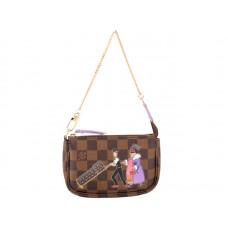 Louis Vuitton Damier Ebene Mini Pochette Příslušenství Illustre