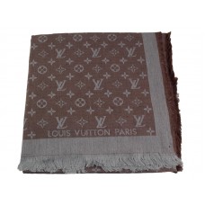 Šál Louis Vuitton Monogram Ikat Hnědý