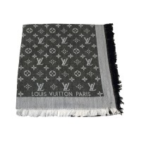 Louis Vuitton Monogram Ikat šál šedý