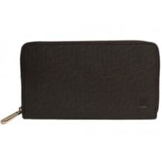 Kožený organizér Louis Vuitton Taiga Zippy Chocolate