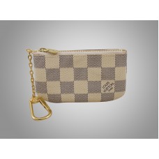 Louis Vuitton Damier Azur klíč a držák na výměnu
