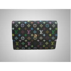 Peněženka Louis Vuitton Monogram Multicolour Black Alexandra