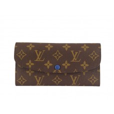 Peněženka Louis Vuitton Monogram Emilie modrá